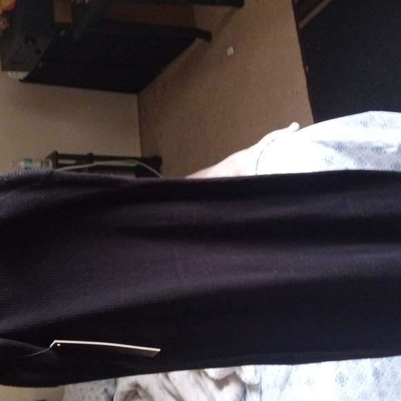 Women's*Gold Chain* Black Strap Dress - Picture 7 of 7